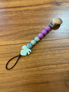 Boho Flower Paci Clip