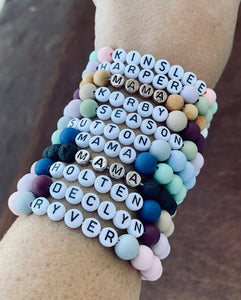 Customized Mommy Bracelets