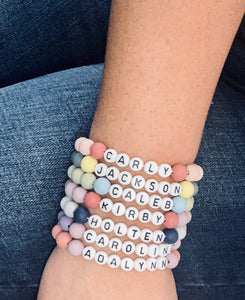 Customized Mommy Bracelets